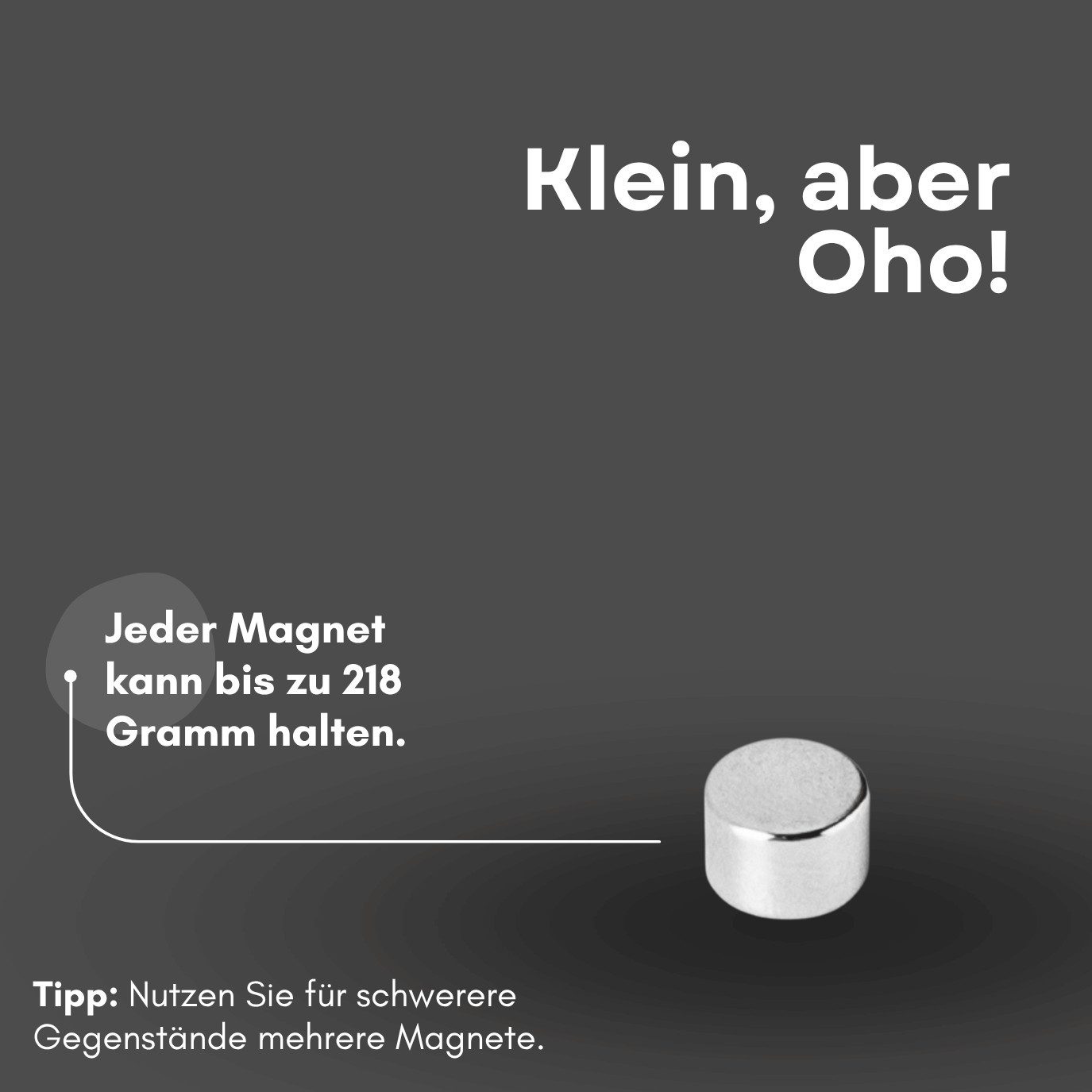 MaajeeKuto Magnet Neodym Magnet Ø3x2 mm N42 – Scheibenmagnet 218 g Haftkraft (50-St) – Bild 5 von 5