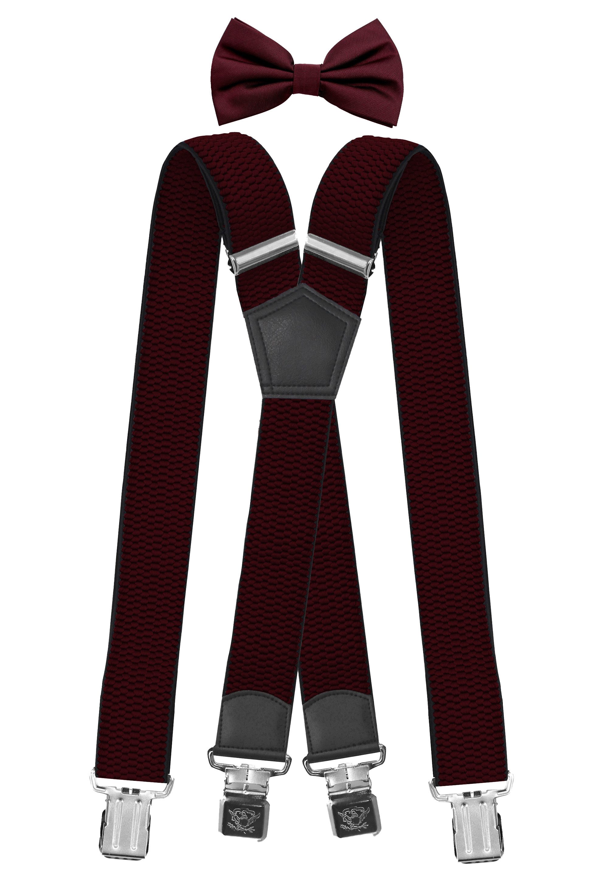 Fabio Farini Hosenträger Herren Hosenträger Pack 4cm X-Form mit passender F günstig online kaufen