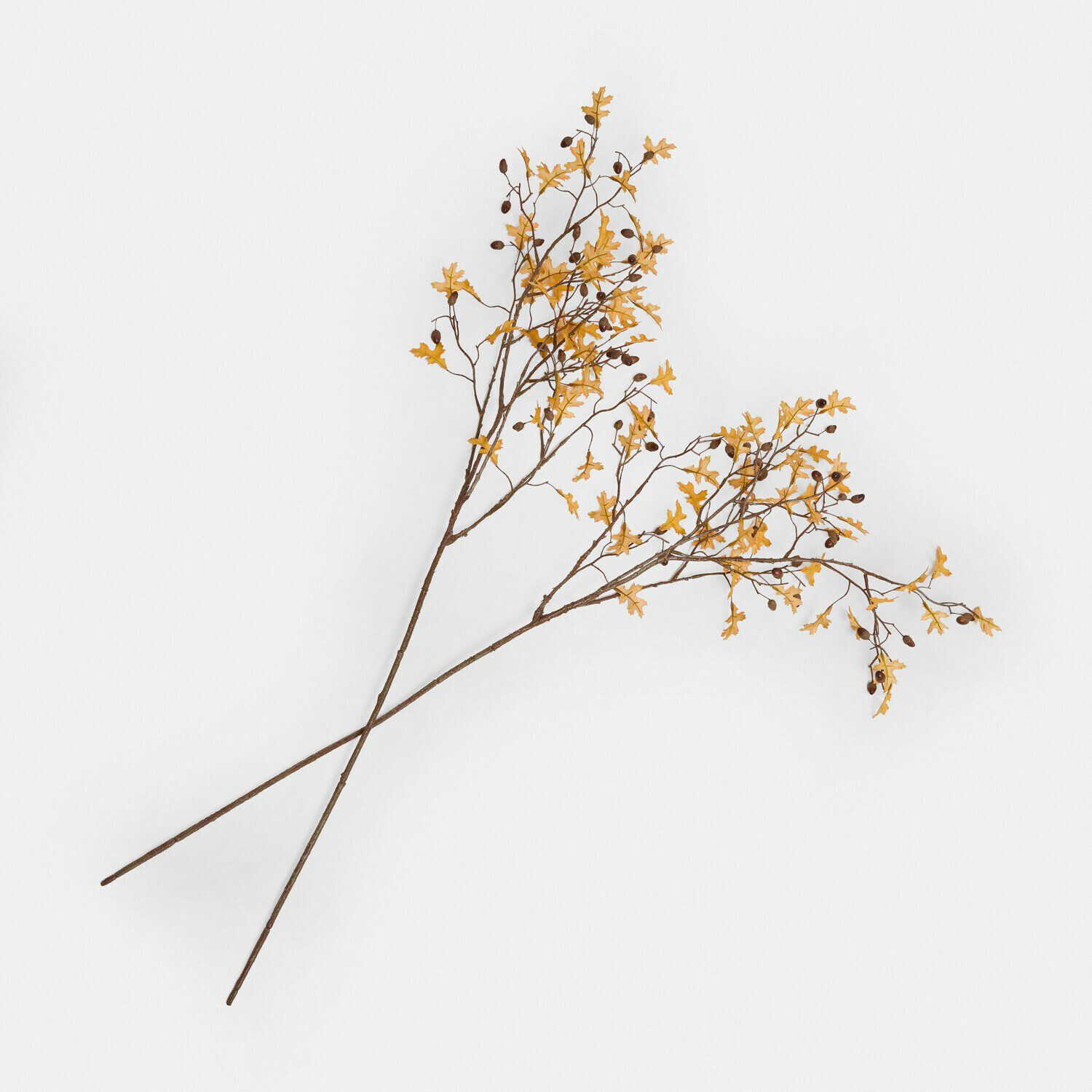 Kunstblume Deko-Zweig 2er Set Sagges gelb, Mirabeau, Höhe 112.0 cm