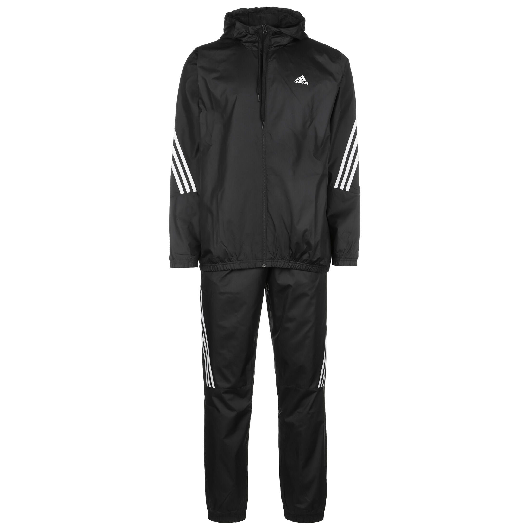 adidas Sportswear Sportanzug Hooded Jogginganzug Herren, Nachhaltiges  Primegreen-Material