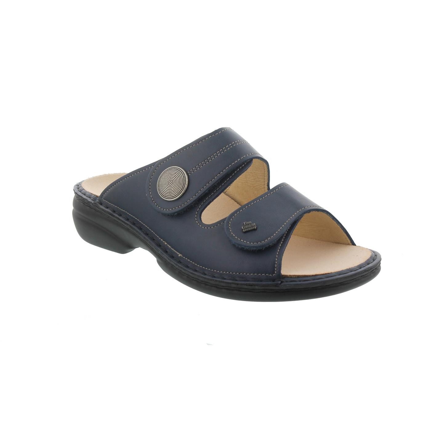 Finn Comfort Finn Comfort Sansibar, Pantolette, Missouri (Glattleder), Blau günstig online kaufen
