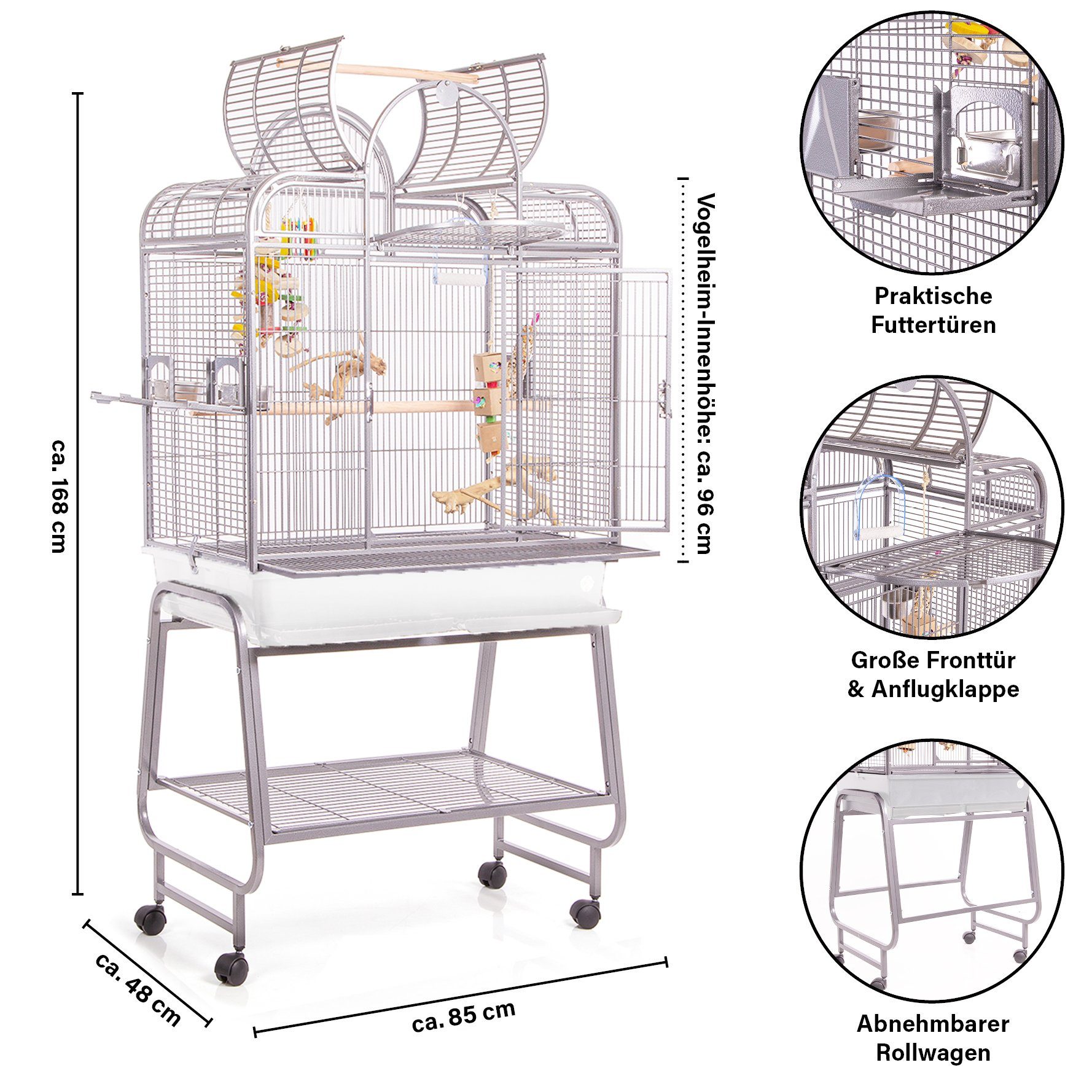 Montana Cages Vogelkäfig Sittichvoliere San Remo günstig online kaufen