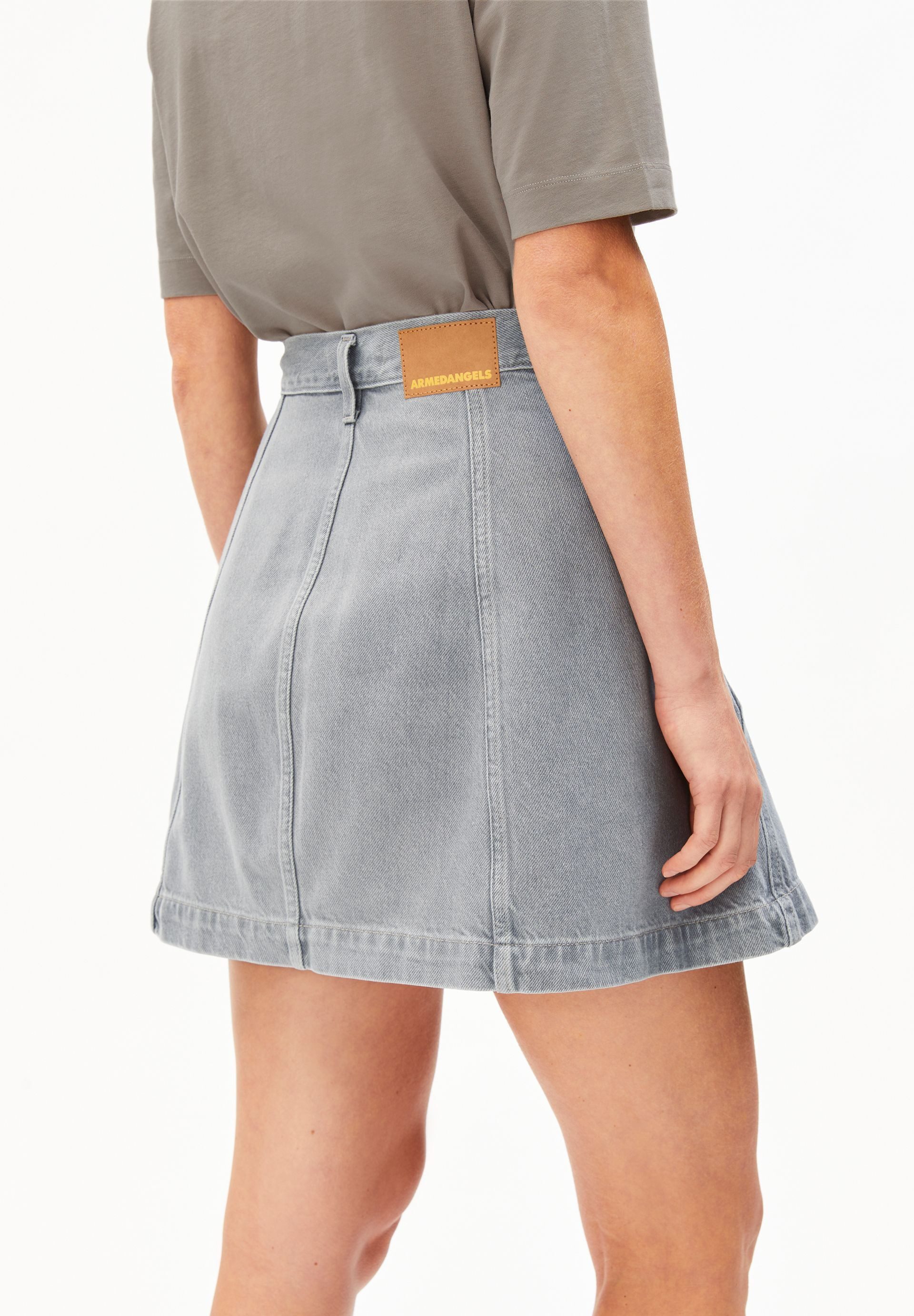 Armedangels Jeansrock PANELLED DENIM Jeans-Rock aus Baumwoll-Lyocell-Mix Regular Fit