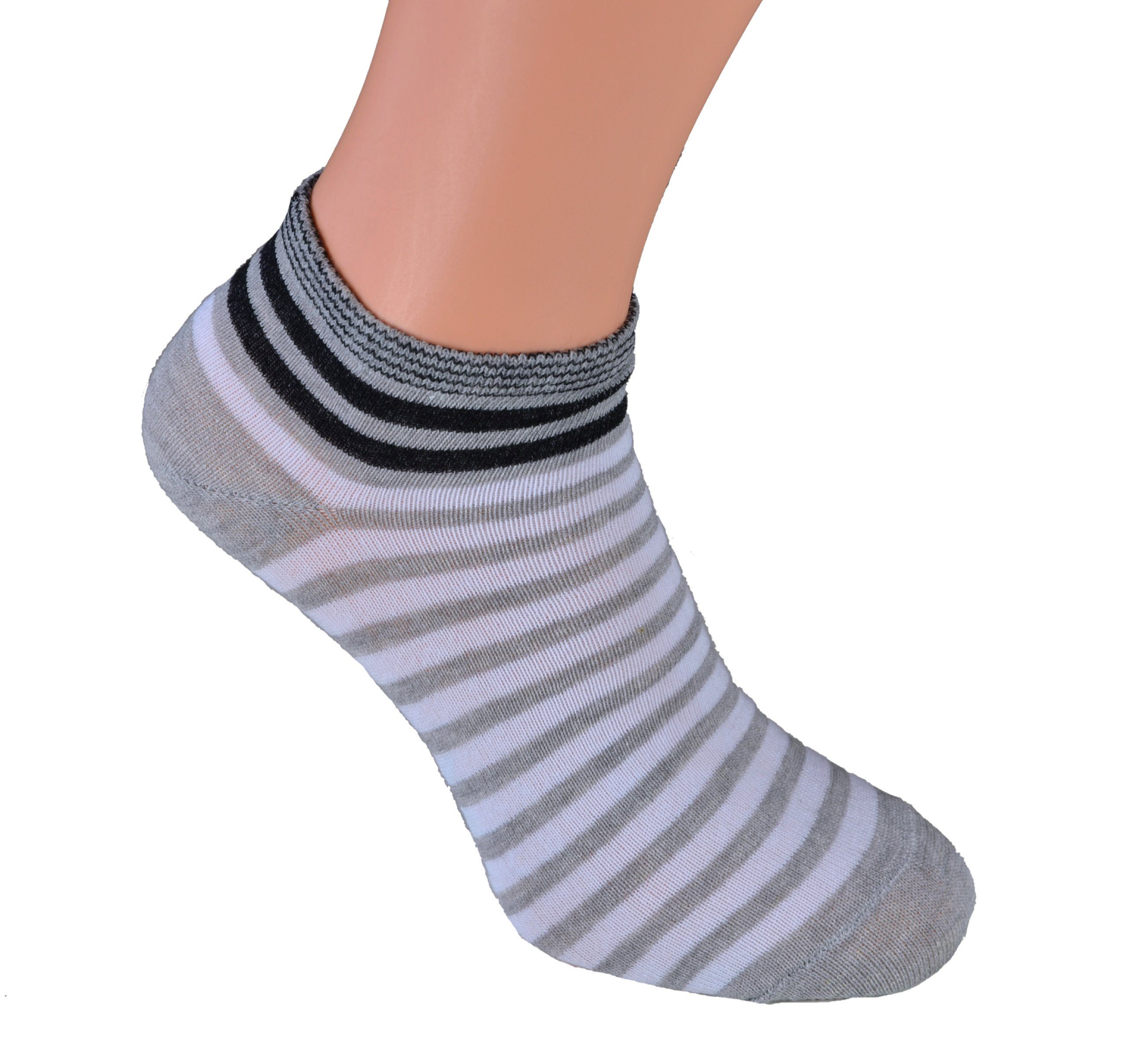 Cocain underwear Sneakersocken Damen Sneaker Socken bunte Füsslinge kurze halbe Söckchen 80 Baumwolle (8-Paar) verschiedene Modelle