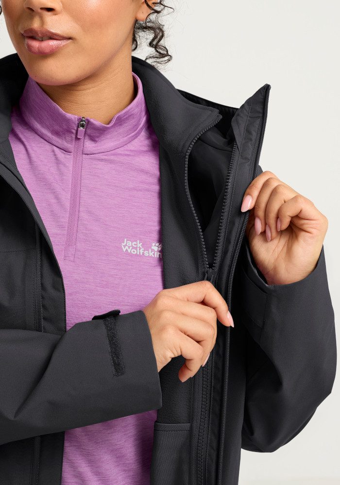 Jack Wolfskin 3-in-1-Funktionsjacke MOONRISE 2 3IN1 JKT W 3-in-1-Funktionsjacke, für Wandern und andere Outdoor-Aktivitäten – Bild 5 von 5