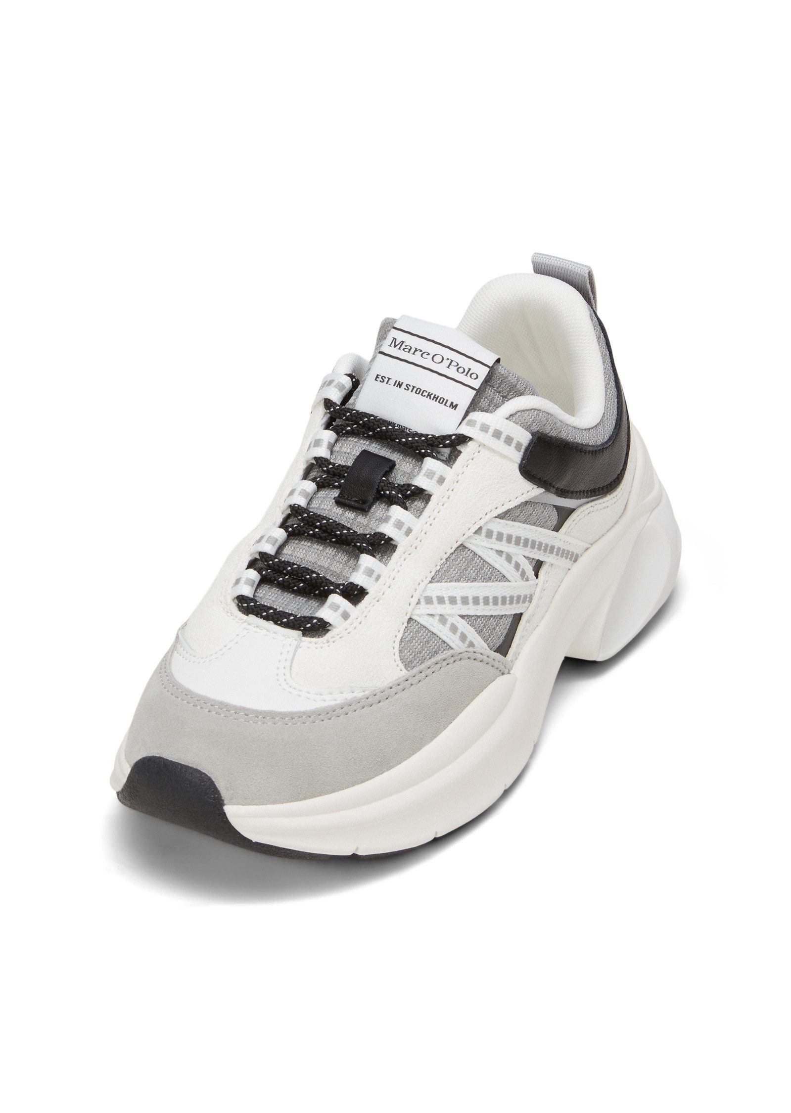 aus Rindleder und Mesh Sneaker