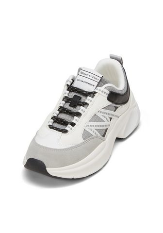 Marc O'Polo Iš Rindleder ir tinklelis Sneaker