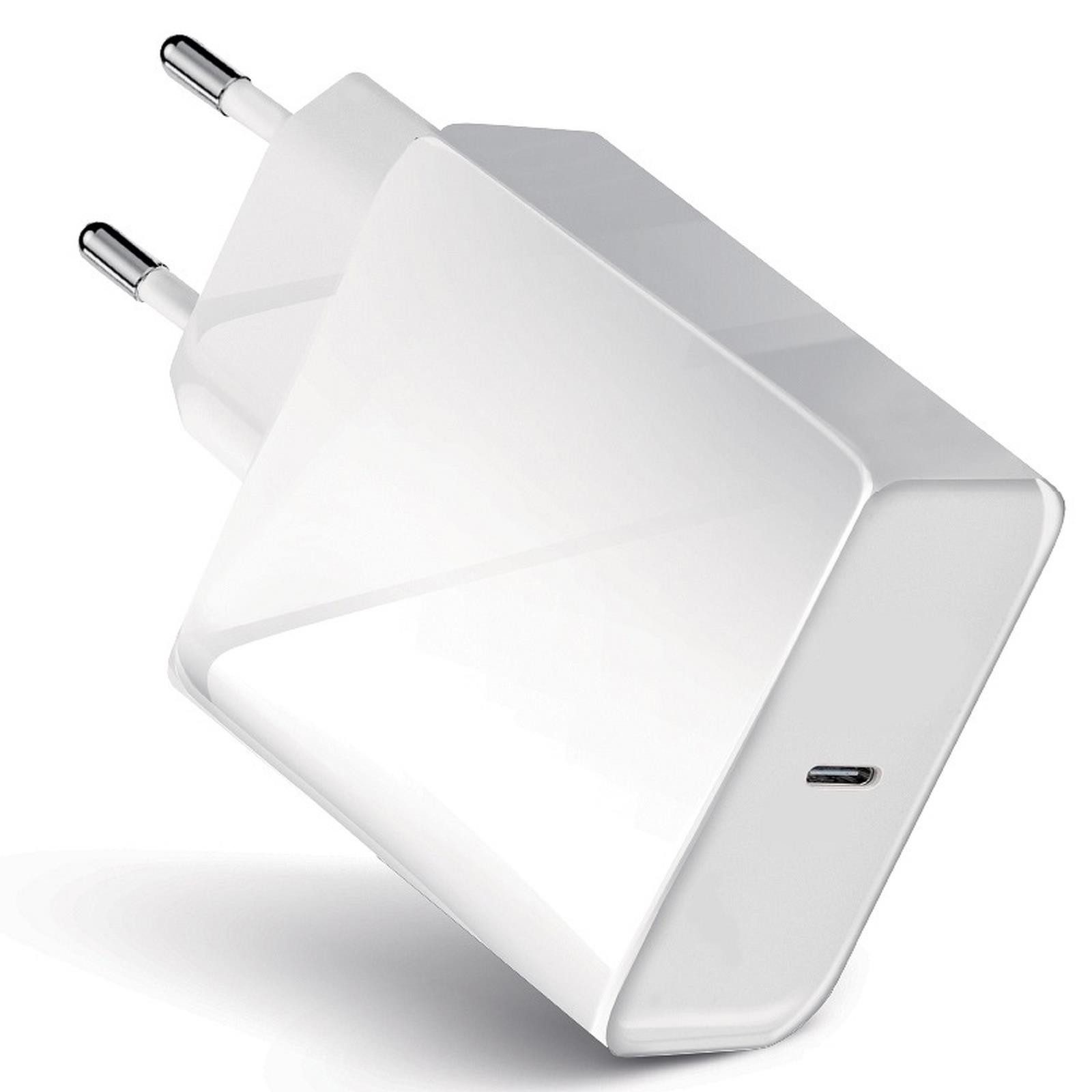 Forcell 45W USB Typ C Smartphone-Ladegerät (3000 mA, EU Netz Lade Stecker Schnell Ladegerät Quick Charger Fast Charge)