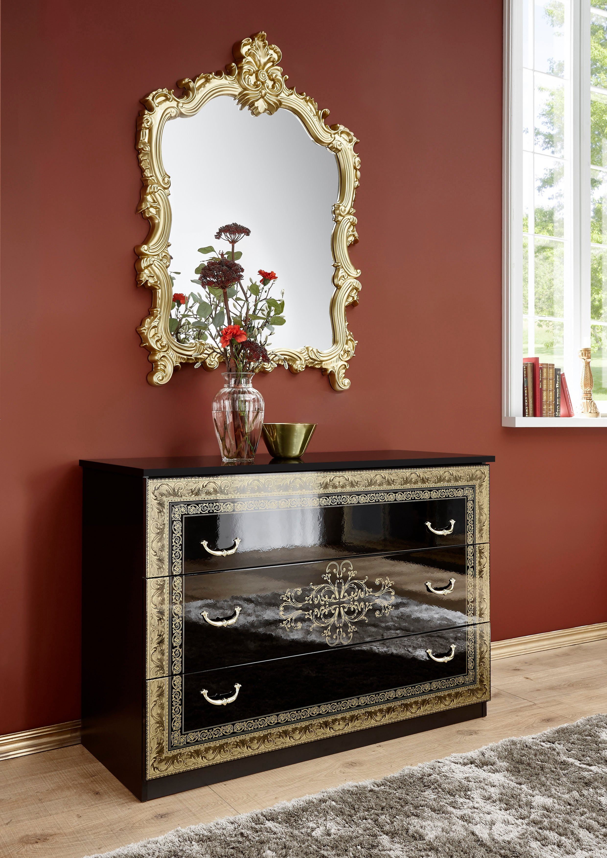 Barockspiegel, im Barock-Stil, Goldener Rahmen online kaufen | OTTO
