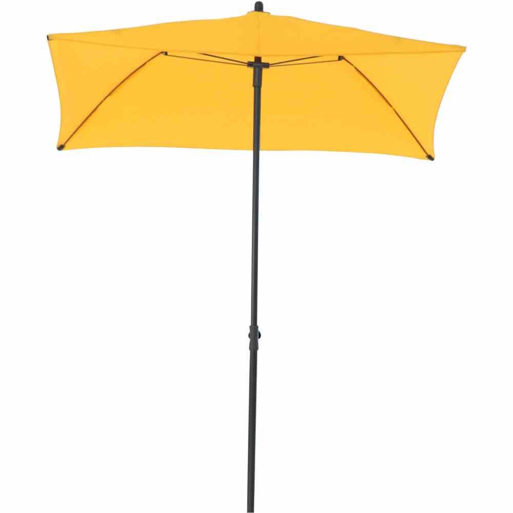 Siena Garden Sonnenschirm City Balkonschirm anthrazit / gelborange, 160cmx100cm Stahlgestell