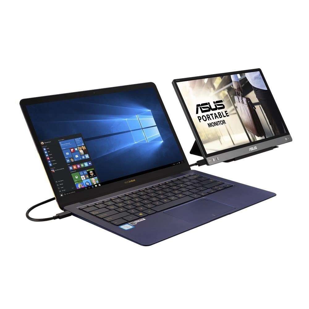 Asus ZenScreen MB14AC Portabler Monitor (35,56 cm/14 ", Full HD, 5 ms Reaktionszeit, USB Typ-C, IPS, Flicker-Free- und Blue-Light-Filter)
