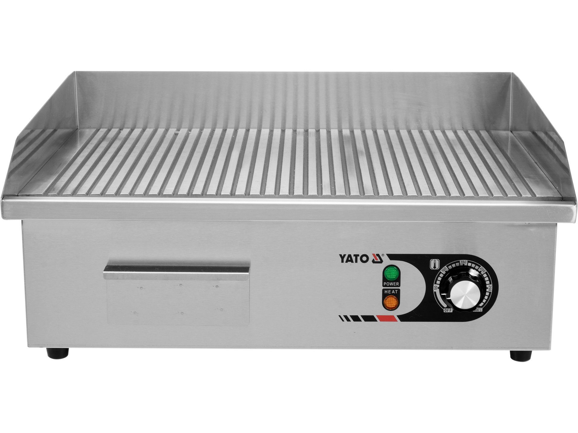 Yato Elektrogrill PŁYTA GRILLOWA RYFLOWANA 55CM, 3000 W