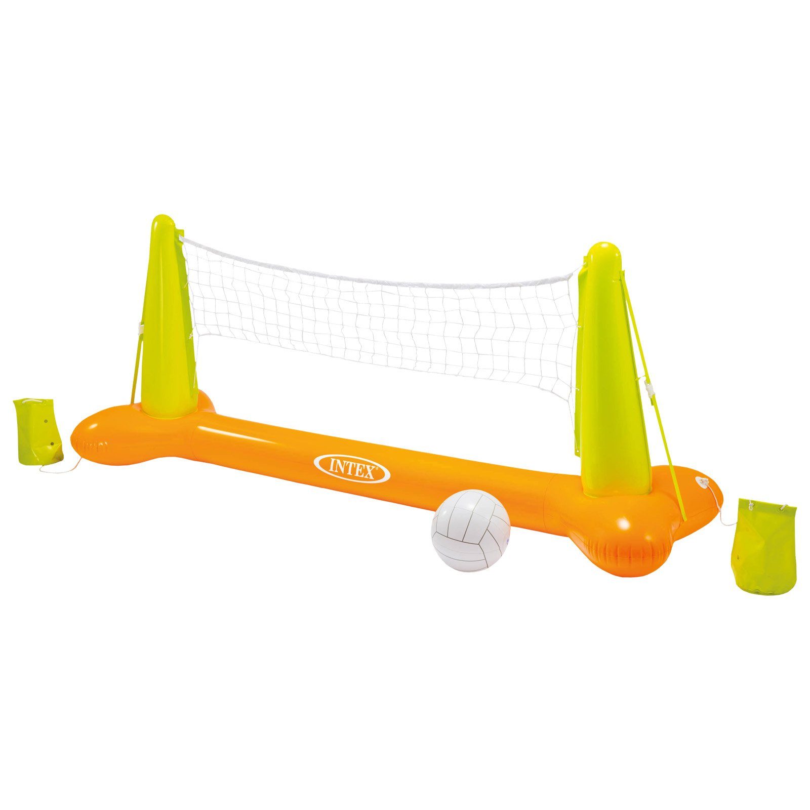 Intex Volleyballnetz Pool Volleyball Set aufblasbares Netz Wasserball Poolgame Intex