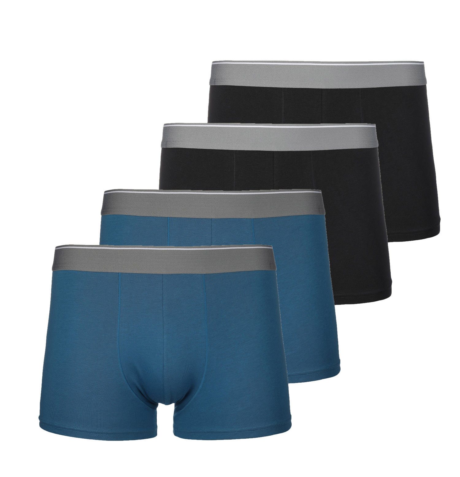 Skiny Boxershorts Herren Pants eng anliegend (4-St) Klassisches Design