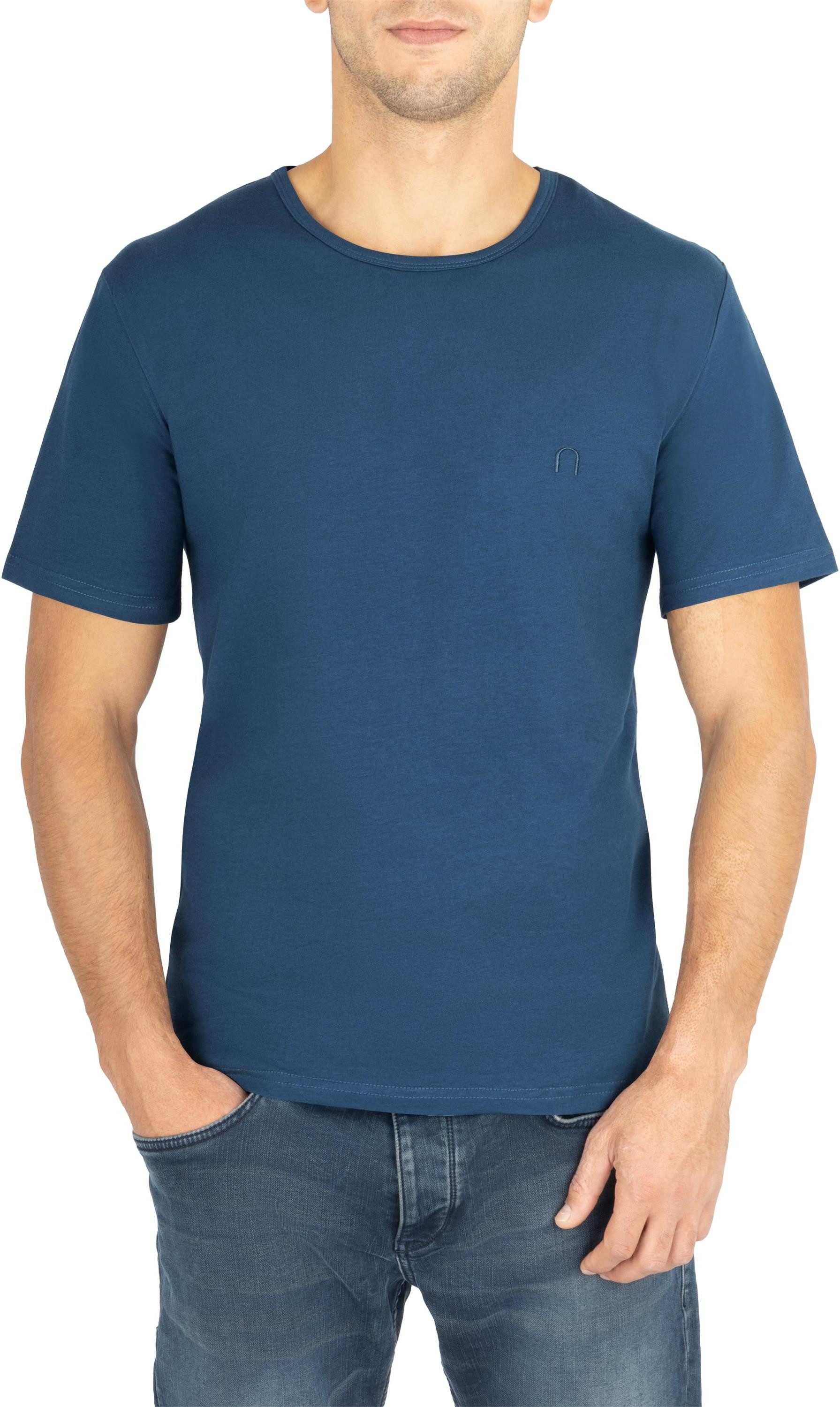 normani Kurzarmshirt 4er Set Herren T-Shirts aus Bio-Baumwolle Nyons (4er-Pack) Basic Shirt für Männer GOTS-zertifiziert