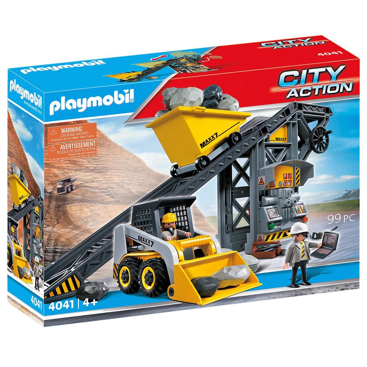 Playmobil® Spielwelt PLAYMOBIL® 4041 - Förderanlage mit Kompaktlader
