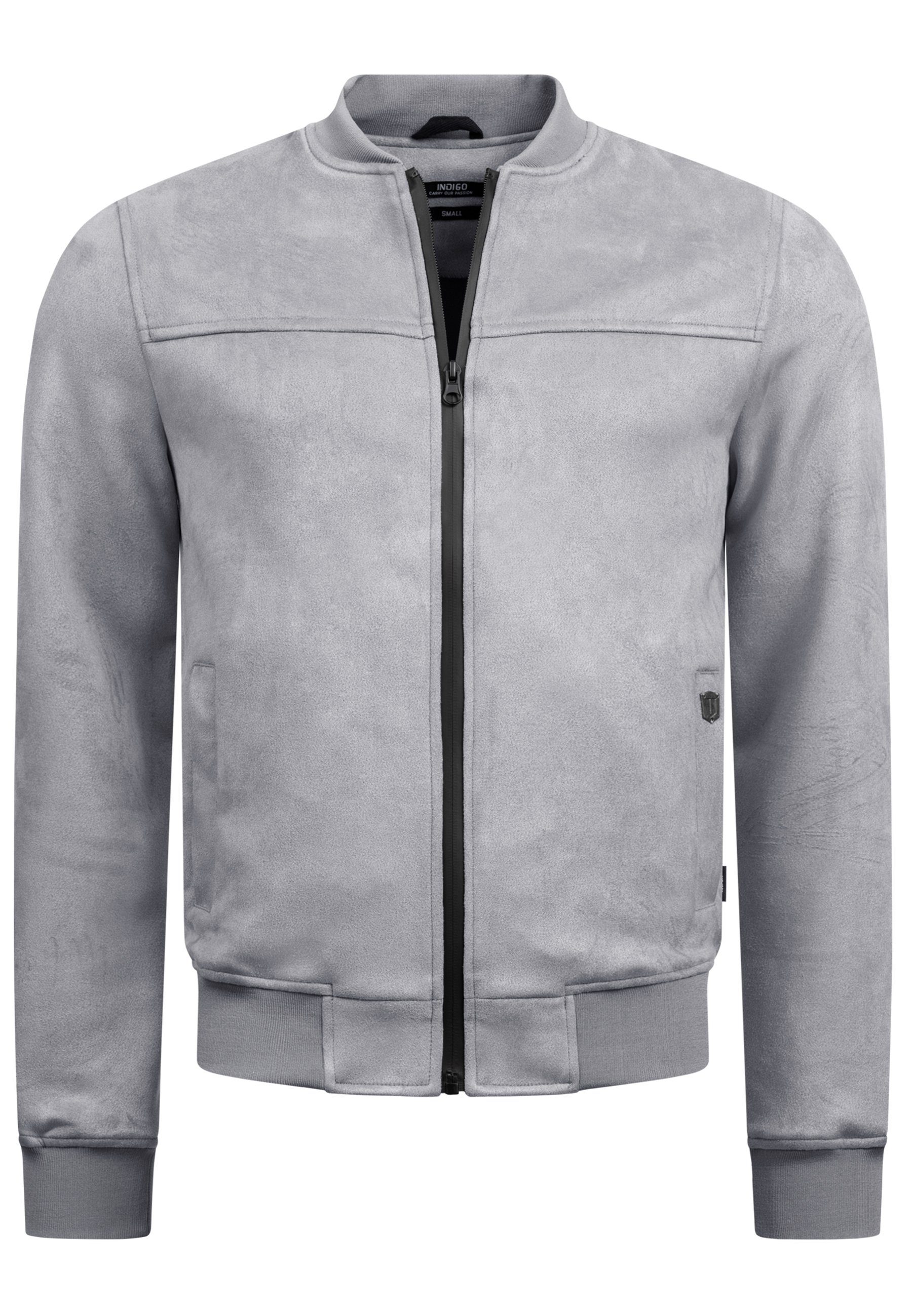 Indicode Sommerjacke Ibon Kunstlederjacke mit Stehkragen günstig online kaufen