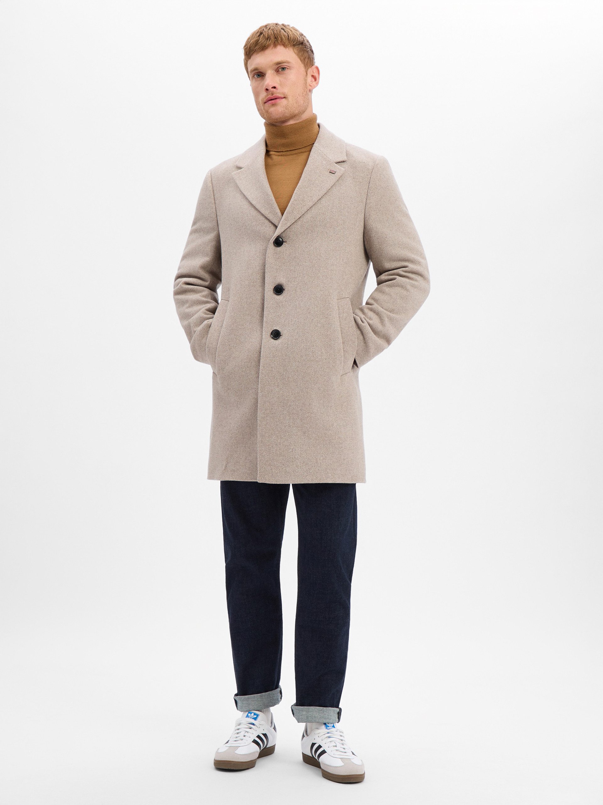 Finshley & Harding London Wollmantel Christopher