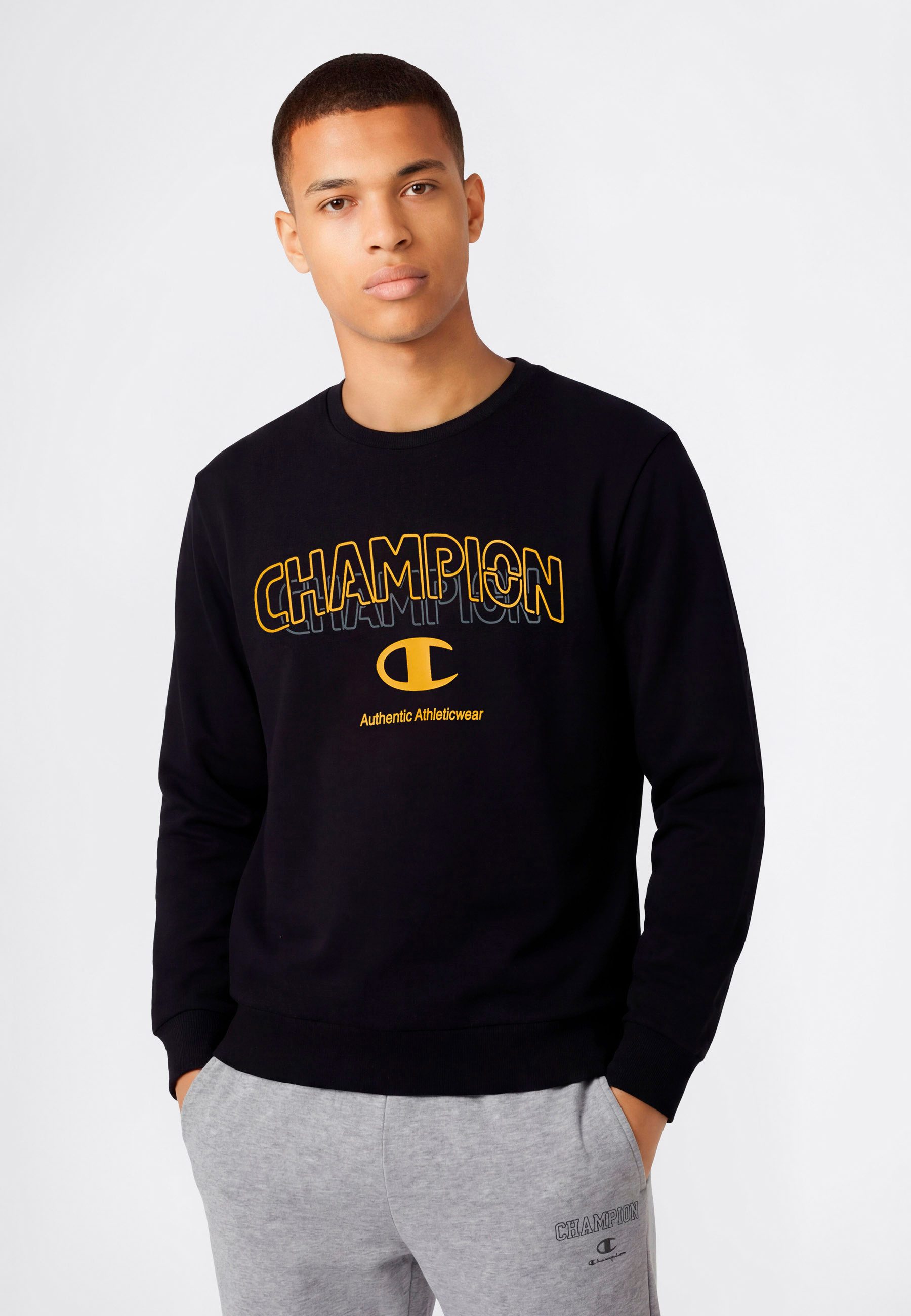 Champion Sweatshirt Graphic Terry Crewneck Sweatshirt sportlicher Schnitt, günstig online kaufen