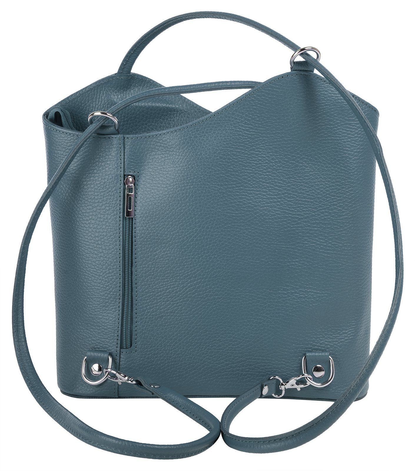 Cluty Cityrucksack, echt Leder, Made in Italy