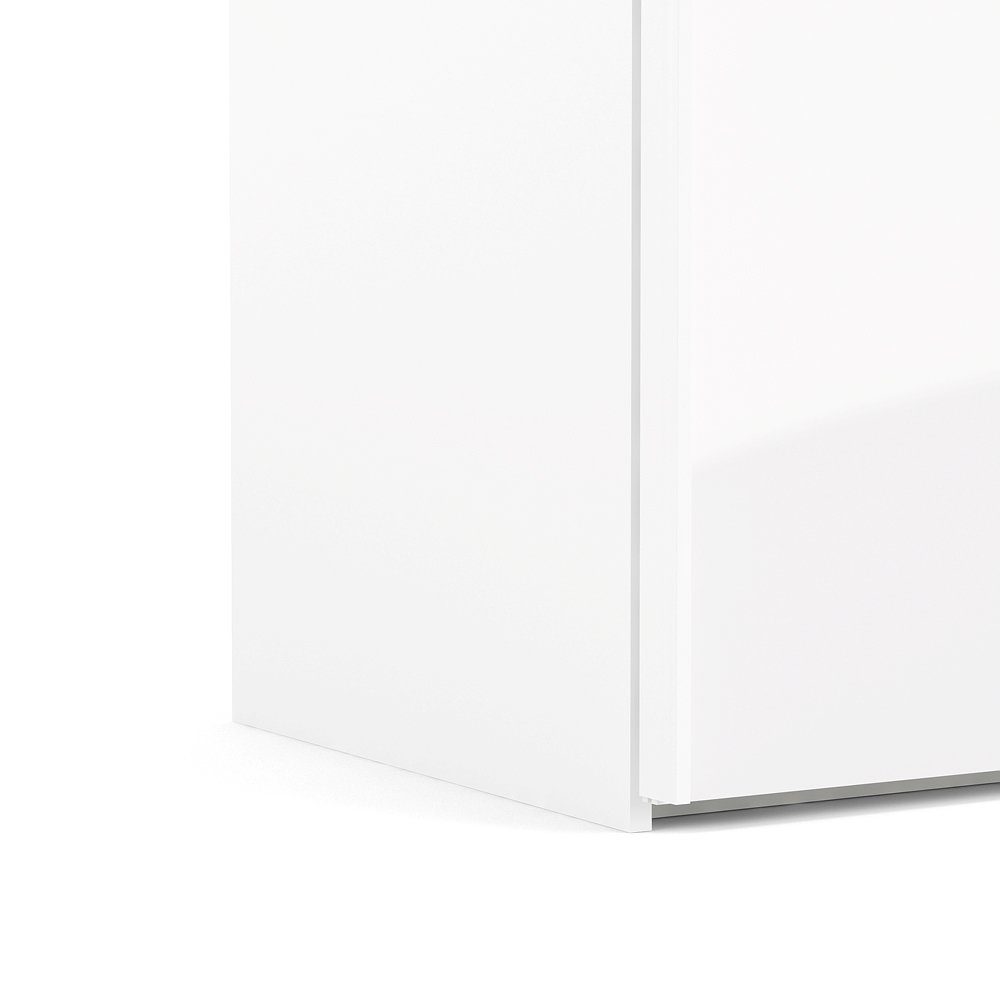 ebuy24 Kleiderschrank Firenze Schiebetürenschrank A15 weiss, 2 Türen wei (1-St)