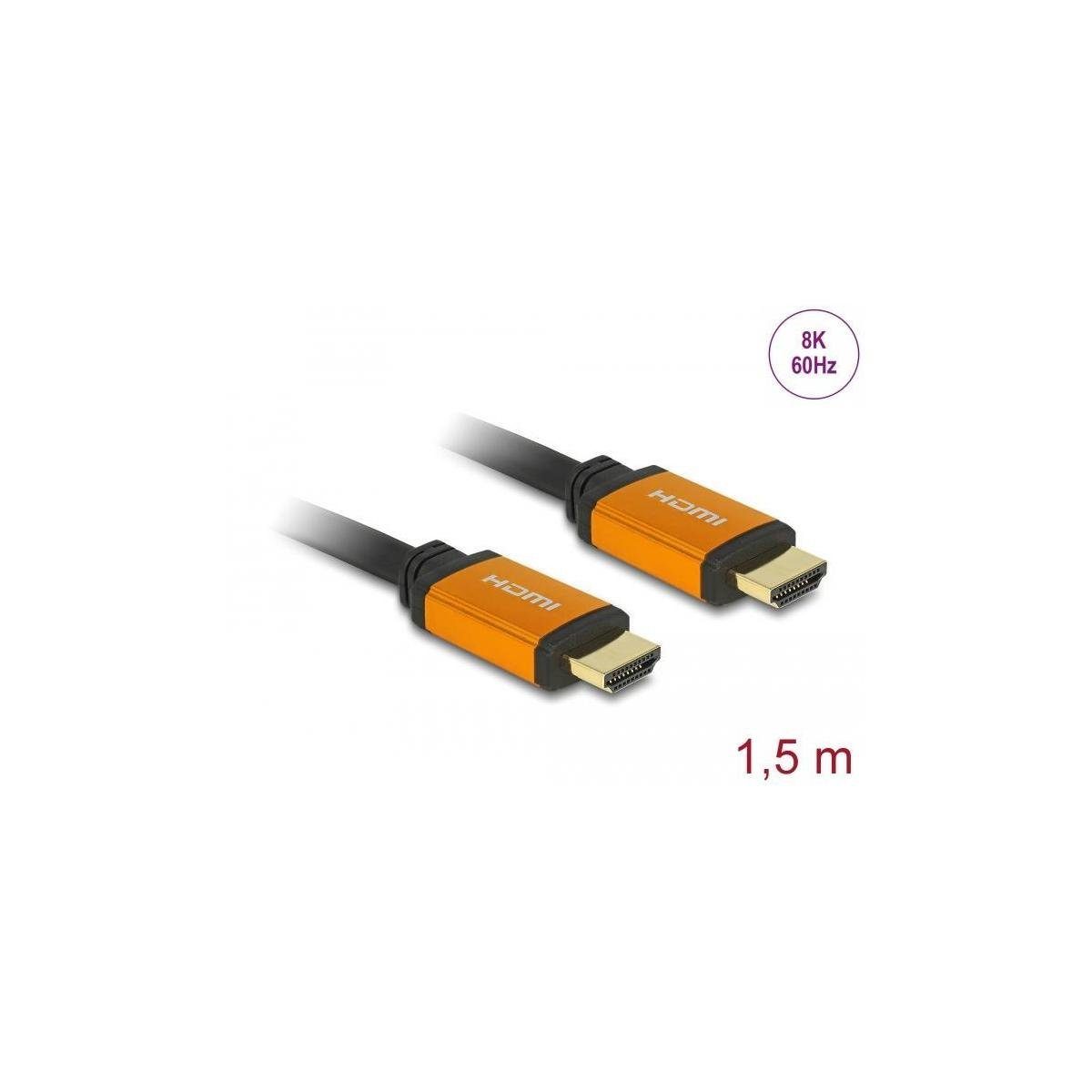 Delock »High Speed HDMI Kabel 48 Gbps 8K 60 Hz 1,5 m« Computer-Kabel