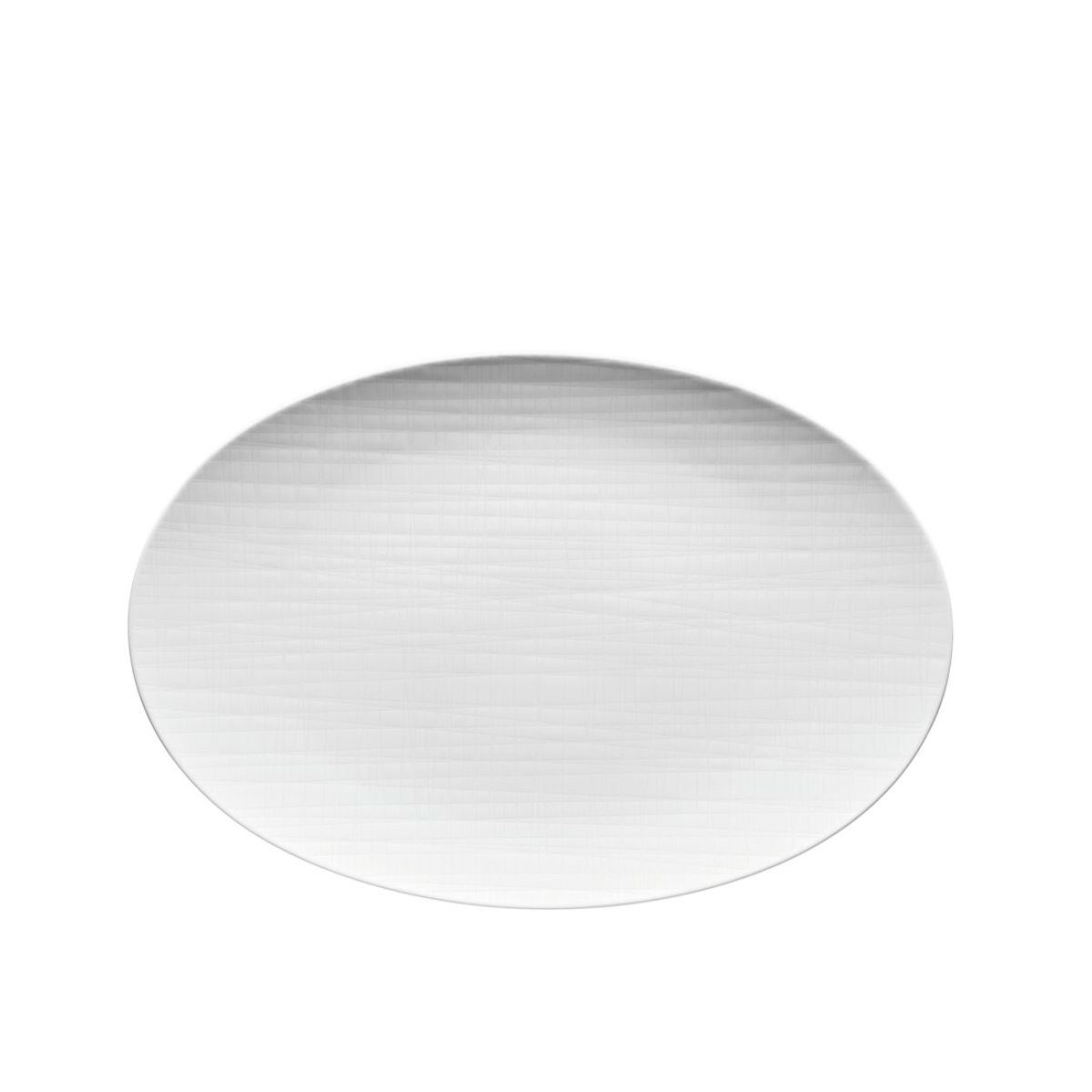 Rosenthal Servierplatte Mesh Weiß, Porzellan, 30 cm