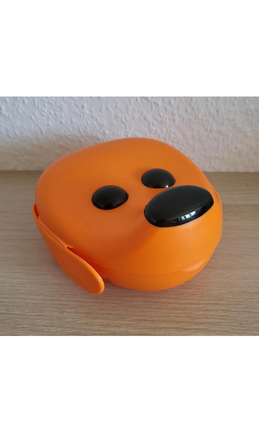 IKEA Lunchbox IKEA Lunchbox "SMASKA" Brotdose in Hundekopfform, orange