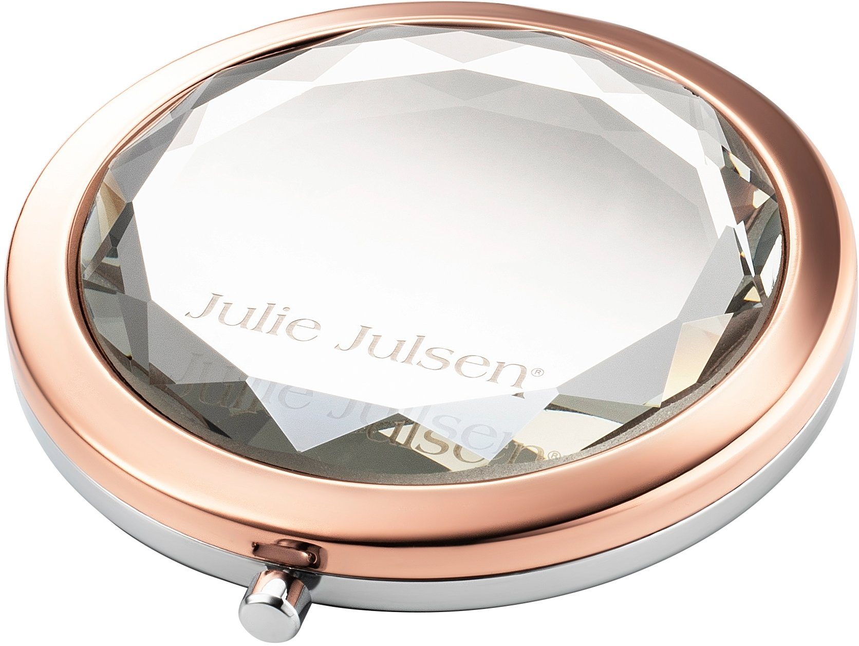 Julie Julsen Quarzuhr Beauty Rosé Silver, auch JJW1176RGSME-SET, - Geschenk 2-tlg., Spiegel), mit ideal Geschenkset (Set, Uhr als
