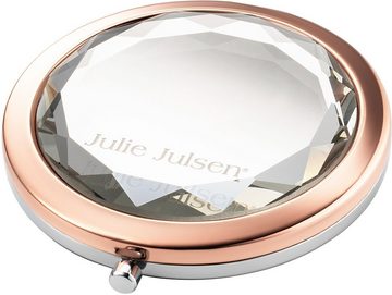 Julie Julsen Quarzuhr Beauty Rosé Silver, JJW1176RGSME-SET, (Set, 2-tlg., Geschenkset - Uhr mit Spiegel), Armbanduhr, Damenuhr, ideal auch als Geschenk, vergoldet