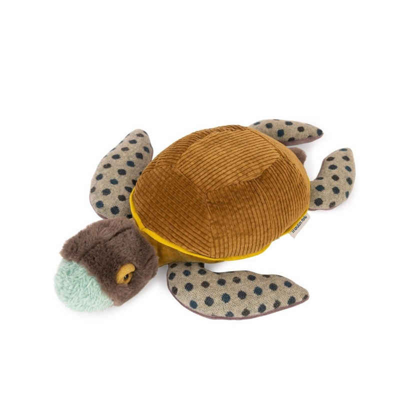 Moulin Roty Kuscheltier Plüschtier kleine Schildkröte 36 cm Baumwolle