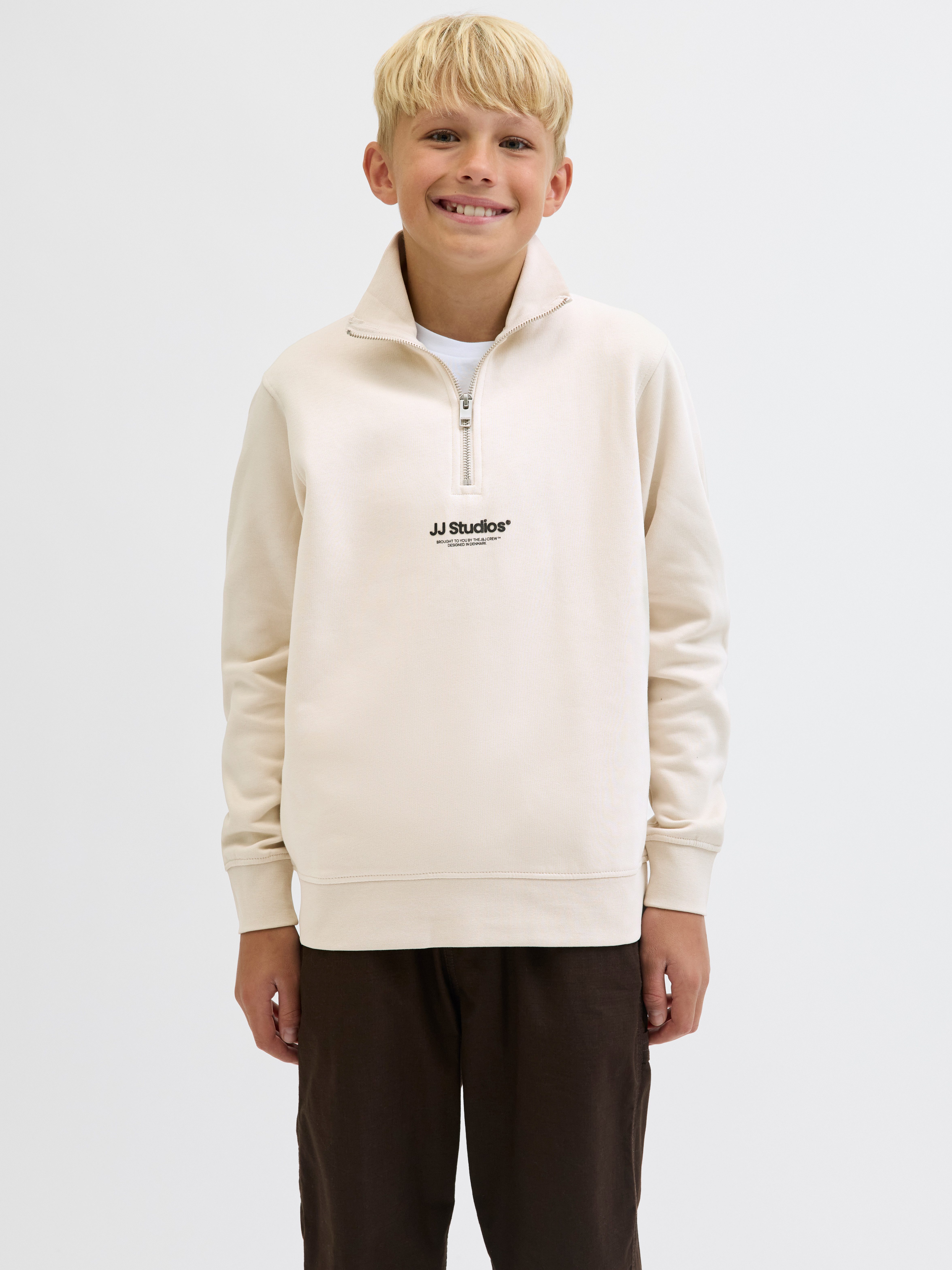 Jack & Jones Junior Sweatshirt JJESOHO SWEAT QUARTER ZIP HN NOOS JNR