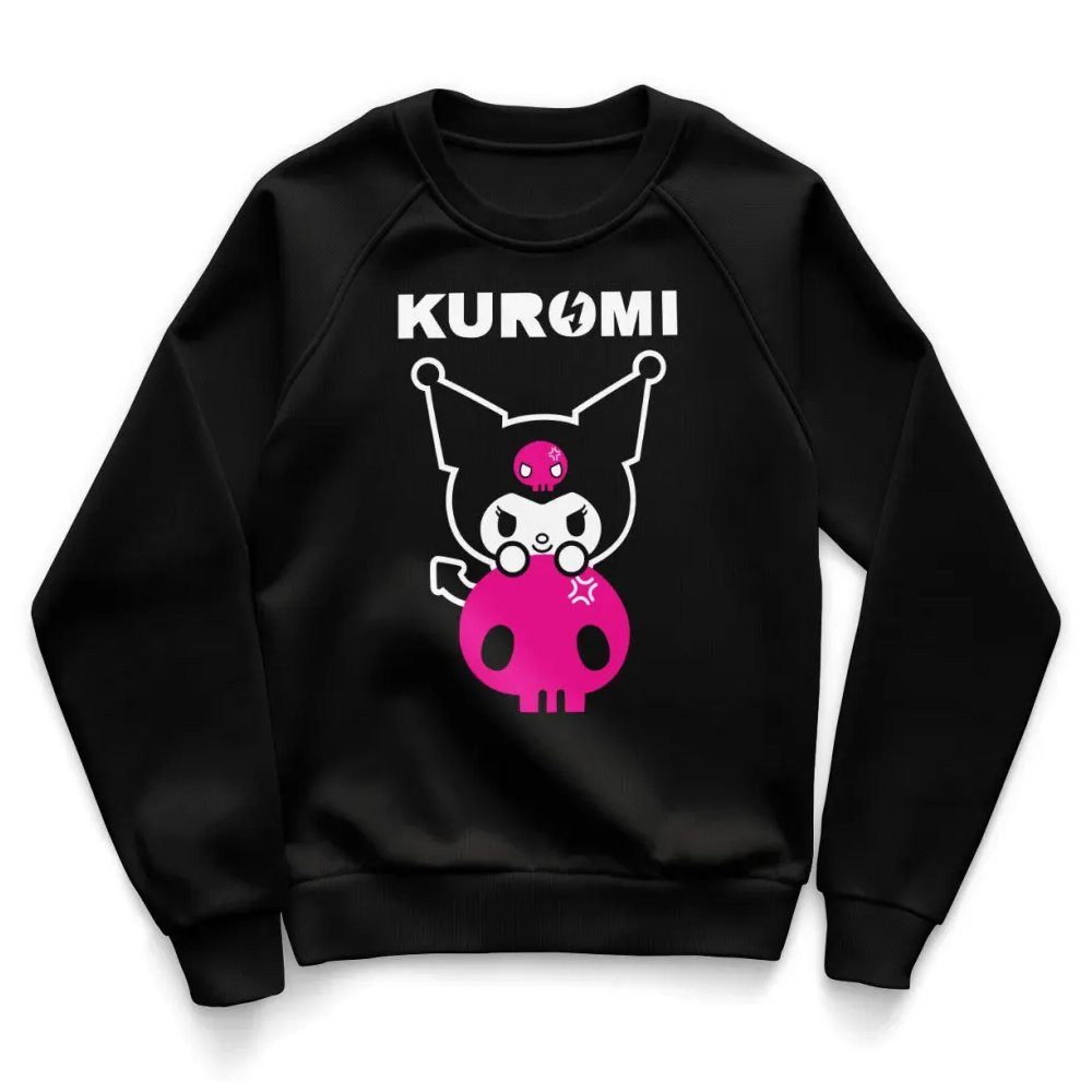 Hello Kitty Sweatshirt Kuromi Pink Patch Kids Sweatshirt