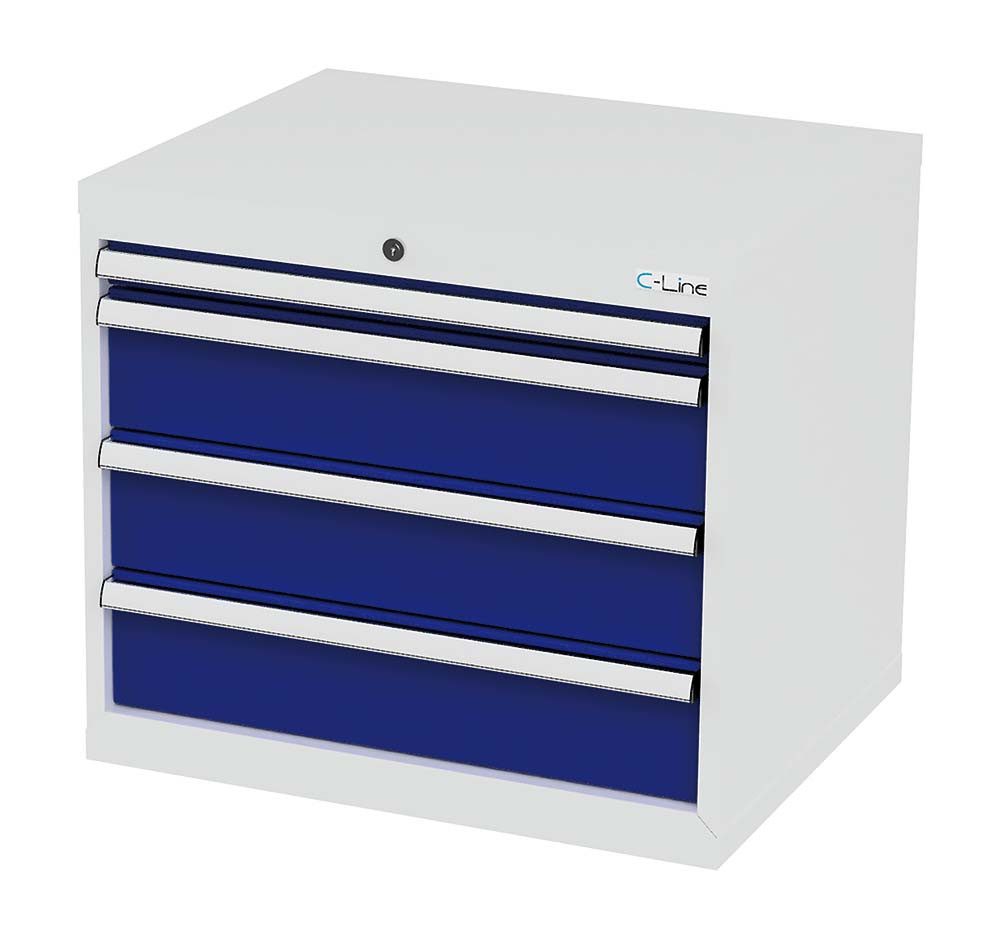Simplaflex Werkzeugschrank Simplaflex Schubladenschrank, 4 Schubladen, BxTxH 700x575x620 mm