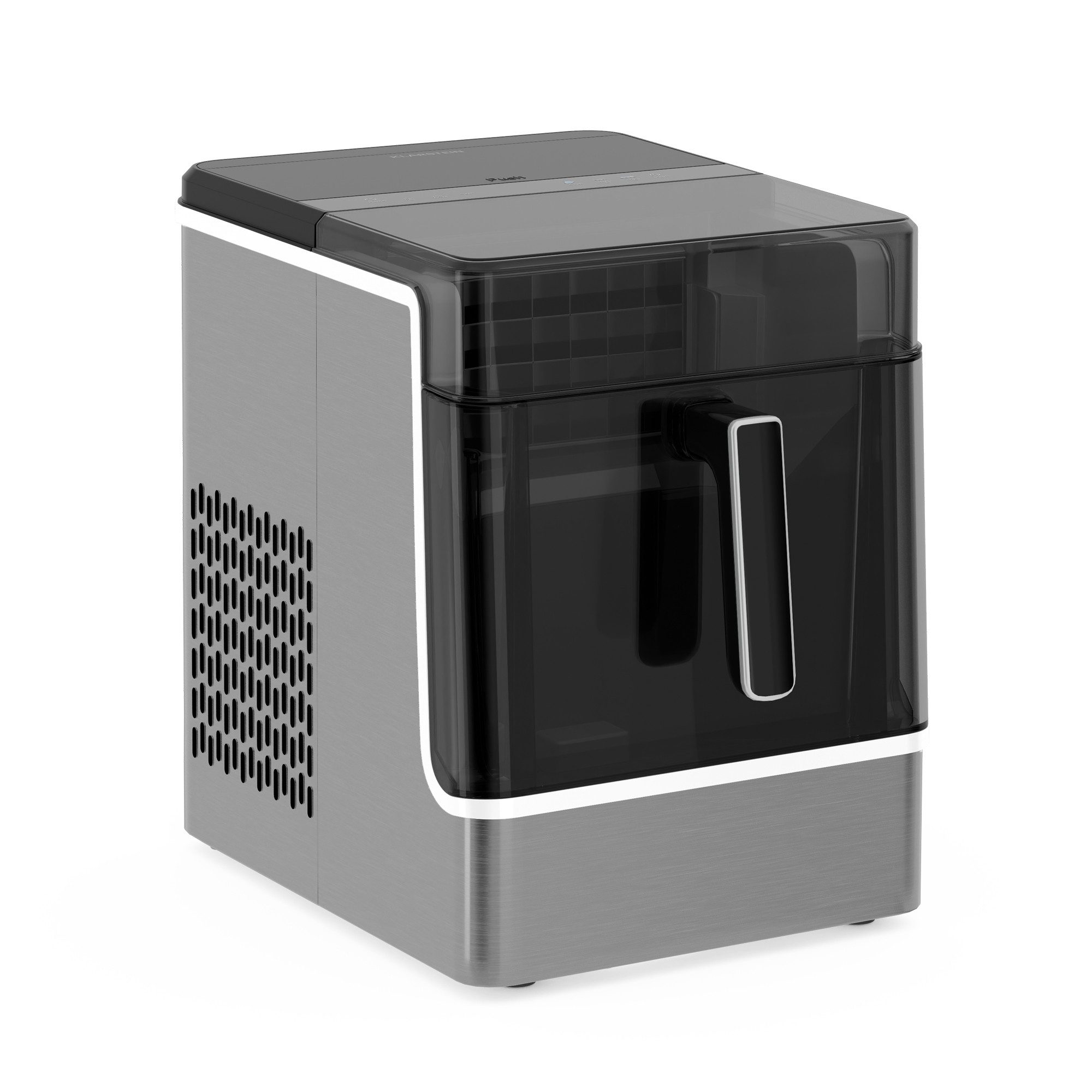 Klarstein Eiswürfelmaschine Ice Lux, Eiswürfelbereiter Eismachinen Ice maker 23kg LED Touch
