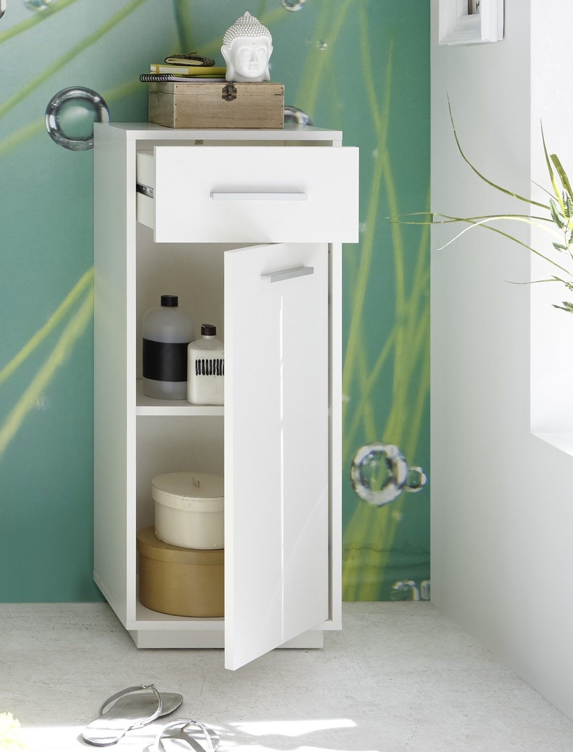 PREISBRECHER Badkommode Milano, 38 x 92 x 30 cm (B/H/T)