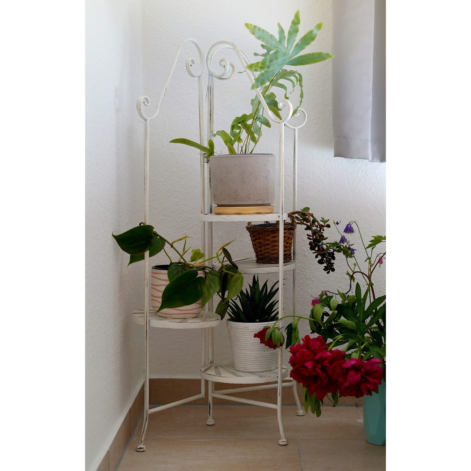 HTI-Living Blumenständer Pflanzenständer Blumentreppe 4 Ebenen günstig online kaufen