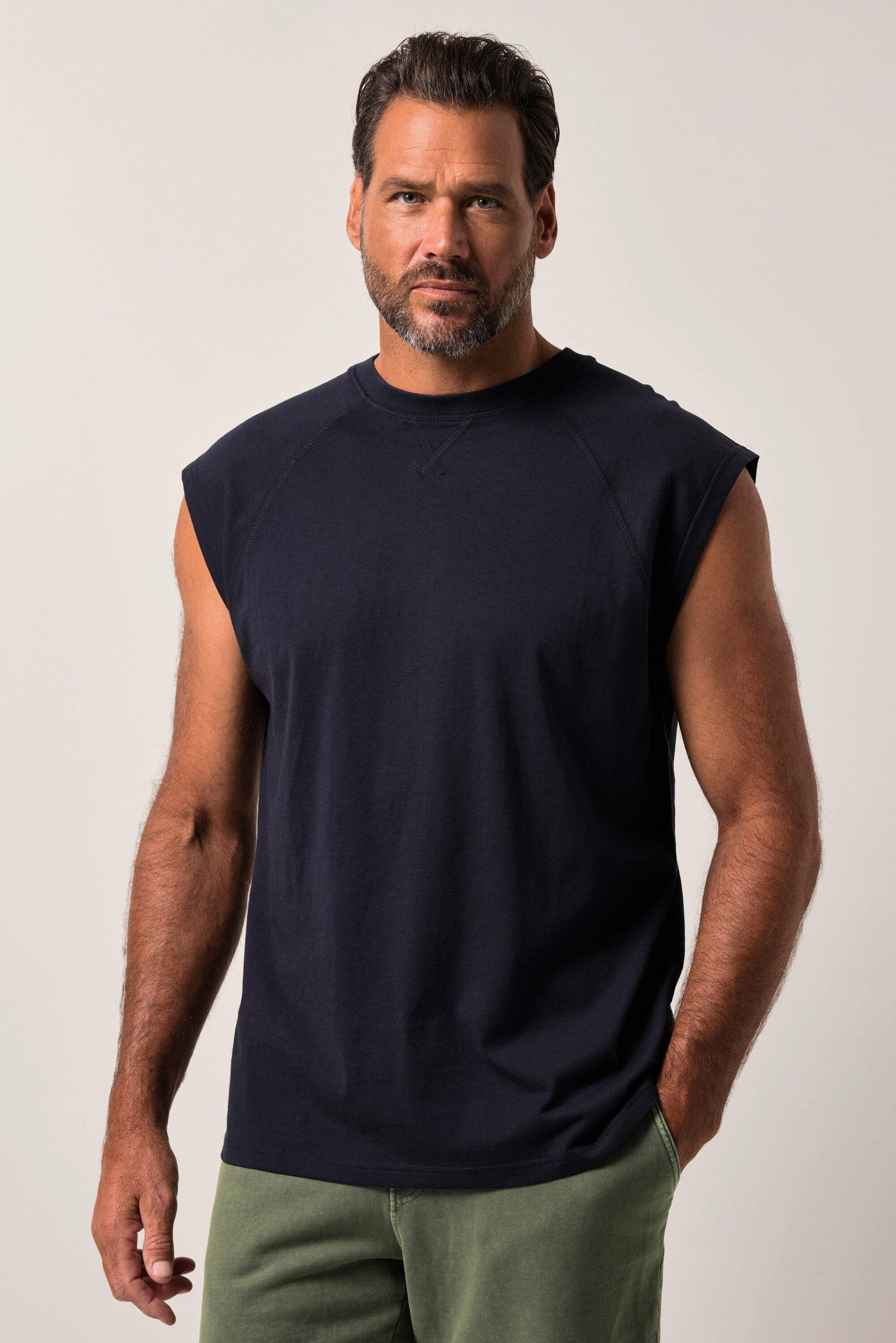 JP1880 T-Shirt Tanktop überschnittene Schultern Rundhals günstig online kaufen