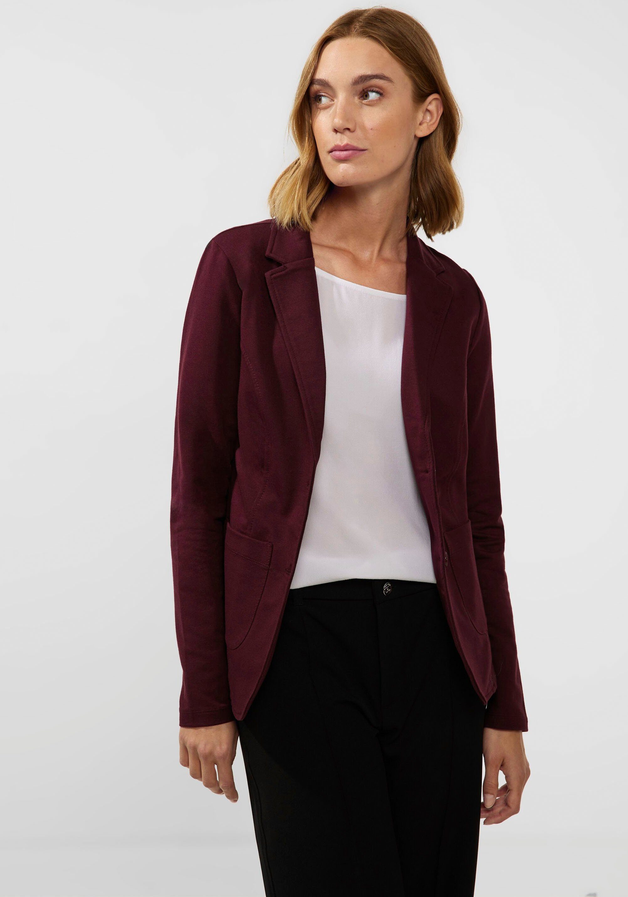 purple klassischen Kurzblazer STREET im ONE Style brown