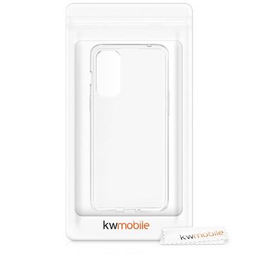 kwmobile Handyhülle Hülle für OnePlus Nord 2 5G, Silikon Handyhülle transparent - Handy Case gummiert