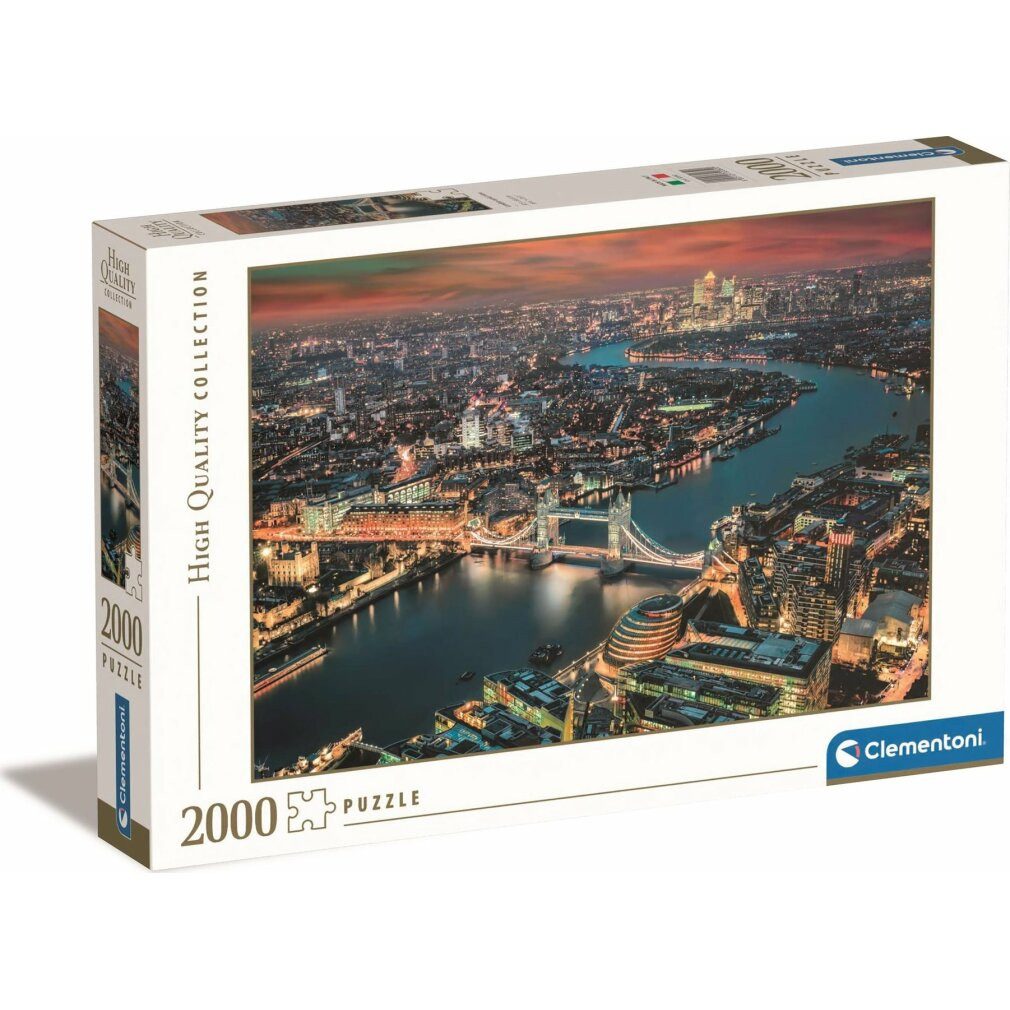 Clementoni® Puzzle 2000 Teile Puzzle - Luftaufnahme von London, Puzzleteile günstig online kaufen