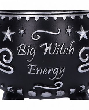Horror-Shop Dekofigur Big Witch Energy Hexenkessel mit Deckel als Schatu