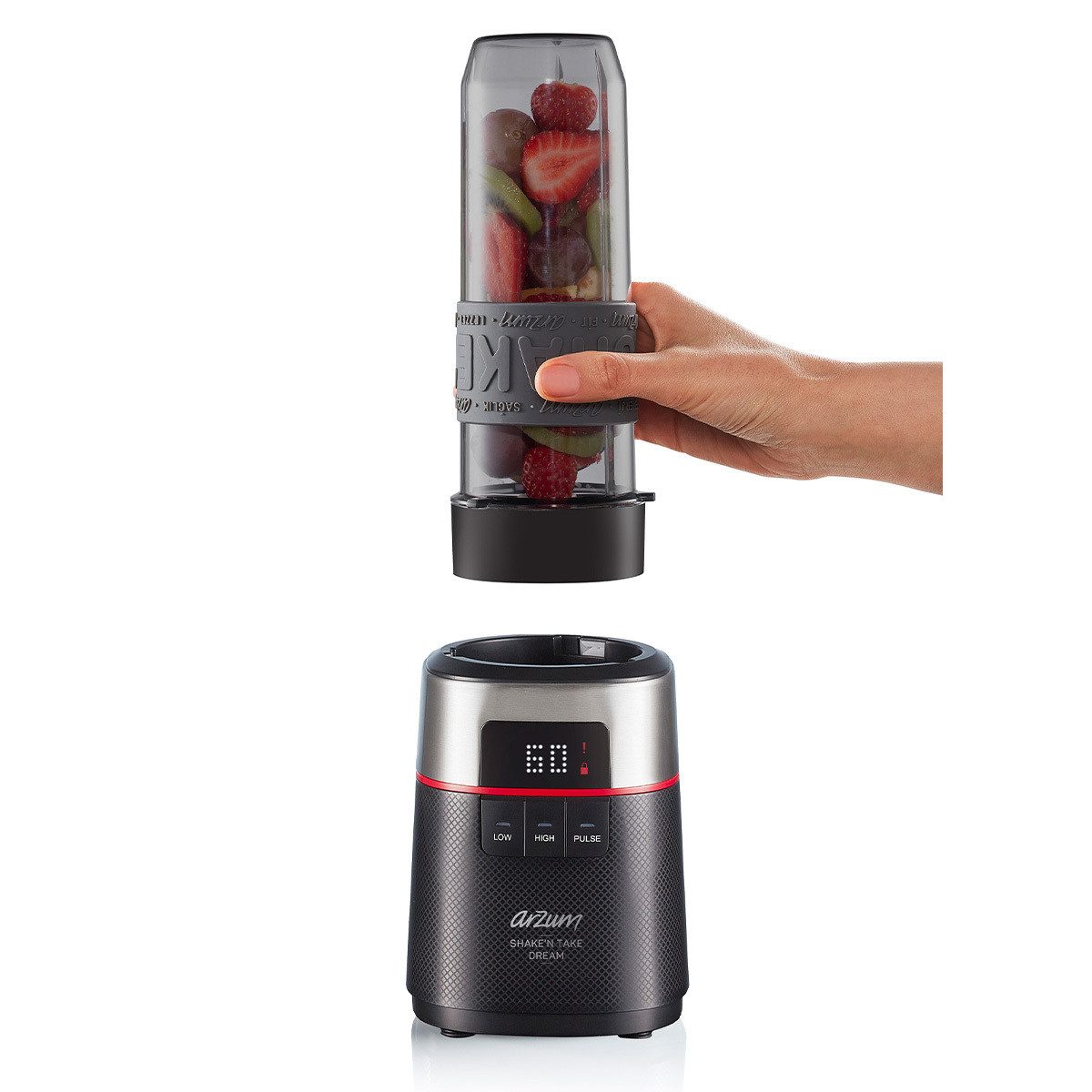 Arzum Smoothie-Maker AR1148 Shake'N Take Personal Blender 500W Leistung