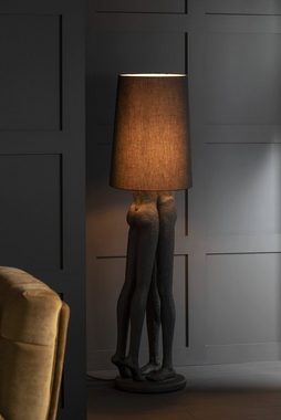 J-line Dekoobjekt Elegante Stehlampe Liebespaar – Kunstvolle Inszenierung in Schwarz