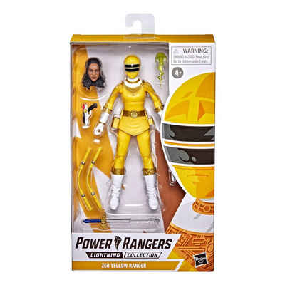 Hasbro Actionfigur Power Rangers Lightning Collection, (ca. 15cm Groß und mit Zubehör), Zeo Yellow Ranger