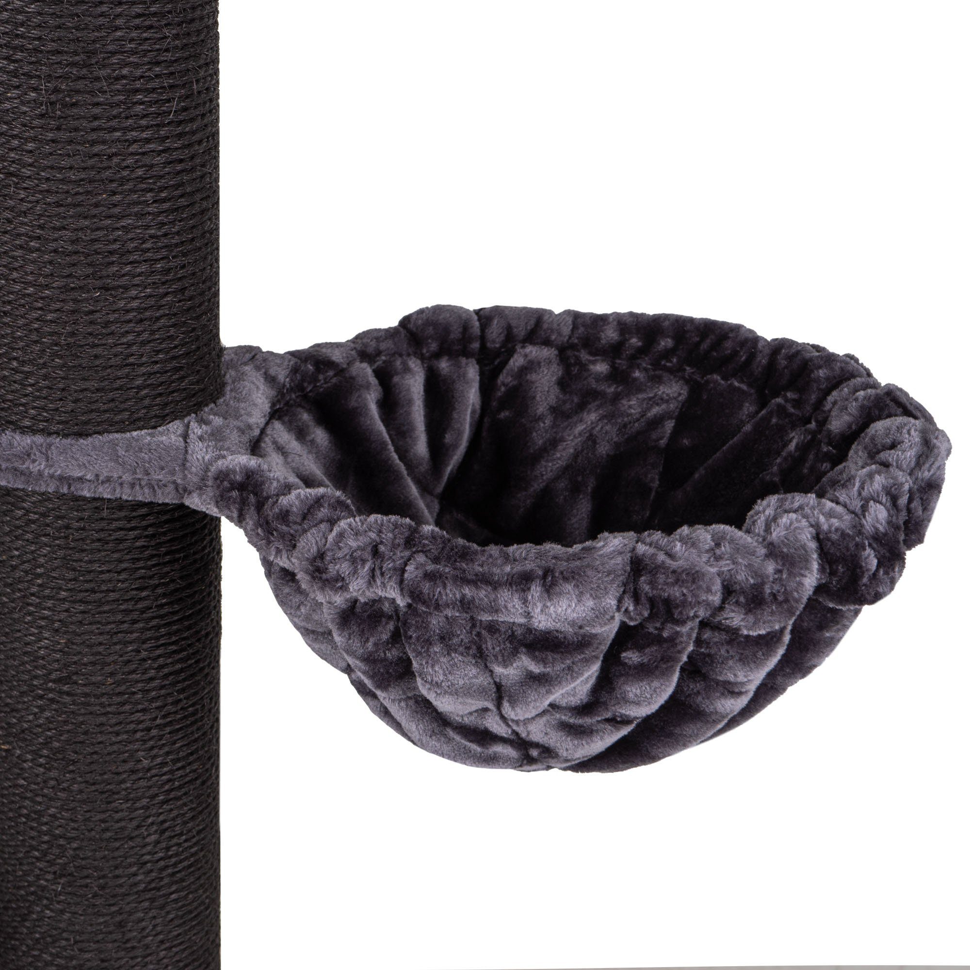 Happypet Kratzbaum, 600g Plüsch, ca. Ø 45 cm, Belastbar bis 15 kg