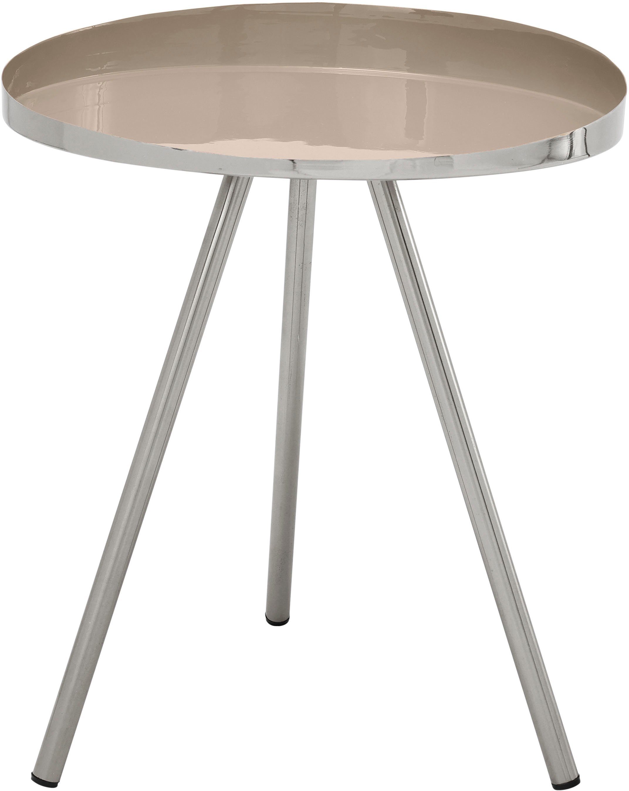 Kayoom Beistelltisch Morrison, runder Beistelltisch, edler Look (1-St), Dekorativ, glanzvolle Lackierung, stilvolles Design