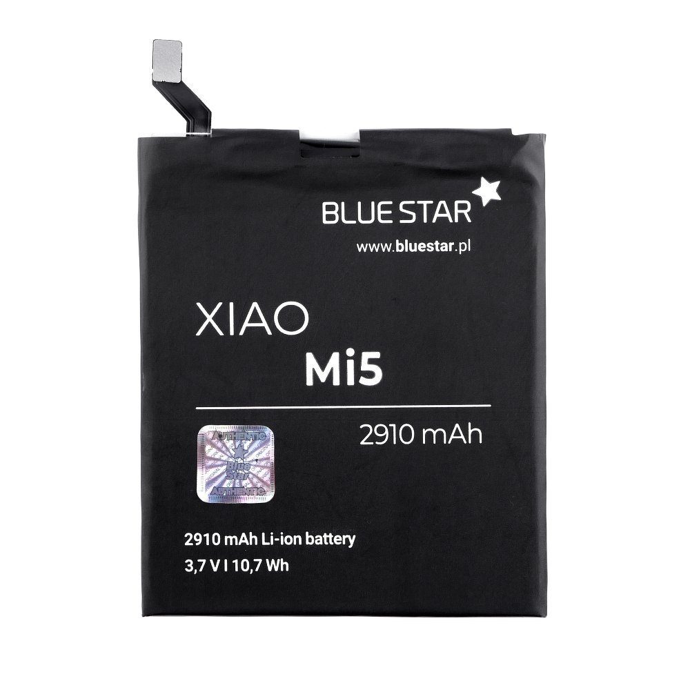 BlueStar Akku Ersatz kompatibel mit Xiaomi Mi5 2910 mAh Austausch Batterie Accu BM22 Smartphone-Akku