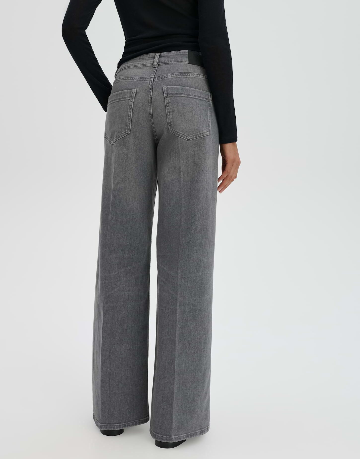 someday Weite Jeans Cellma iconic aus Lyocell-Denim 5-Pocket-Style mit dezenten Used-Effekten