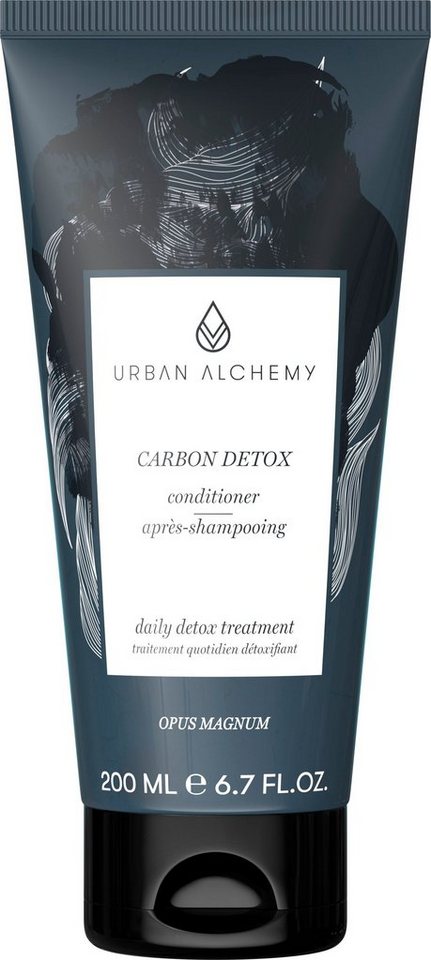 URBAN ALCHEMY Haarspülung Carbon Detox Conditioner, Idealer Abschluss nach  der täglichen Anwendung mit dem Carbon Detox Shampoo